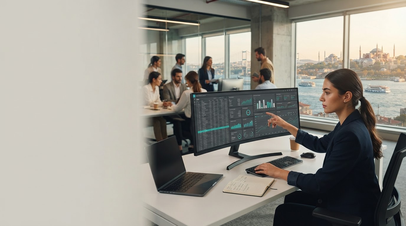 Sayfa Goruntulenemedi yapay zeka destekli veri analizi platformu arayüzü